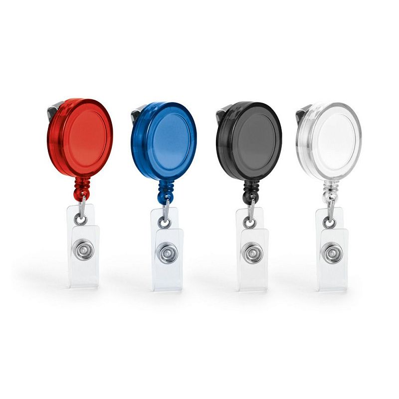 Держатель для бэджа "Yeats", 32x7 мм, красный