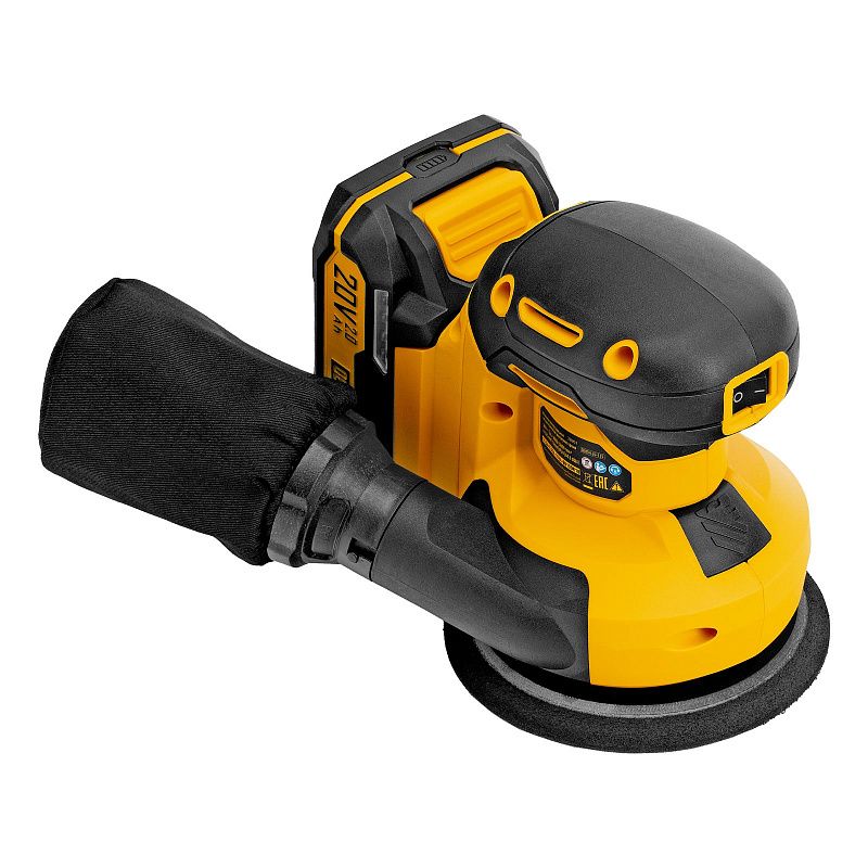 Машина шлифовальная эксцентриковая аккумуляторная CROSH-20-125, Li-Ion, 20 В Denzel 28901