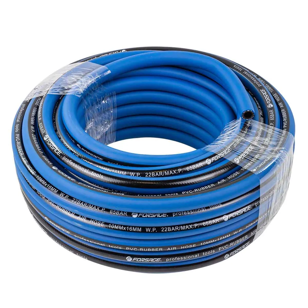 Пневмошланг воздушный резиновый армированный 10х16 мм, 20 м Forsage F-AHC-52I