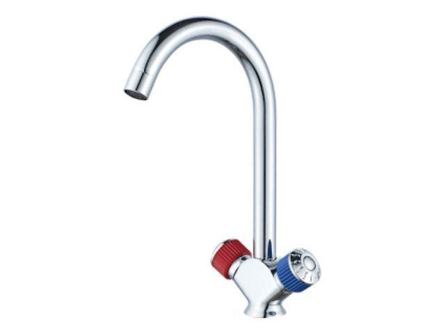 Смеситель для кухни вентильный тип I, серия 330, поворотный J-излив ECONOCE EC0335