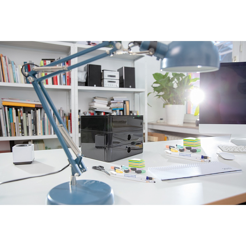 Блок из 2-х лотков закрытый "Allison", черный