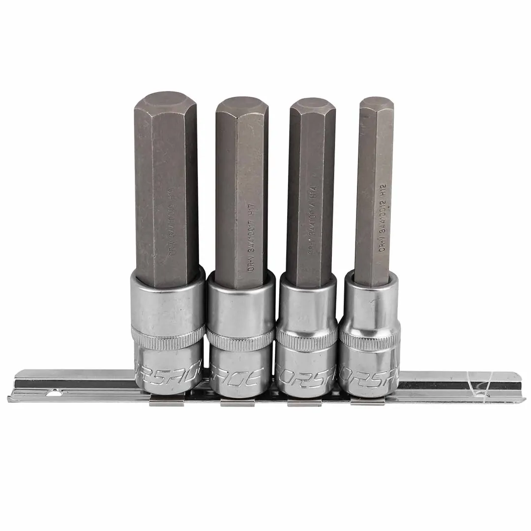 Набор головок-бит HEX 1/2'' 4 пр. Forsage F-40917L