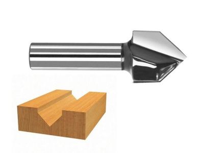 Пазовая фреза 2 ножа Ø14/8 мм Bosch 2608628406