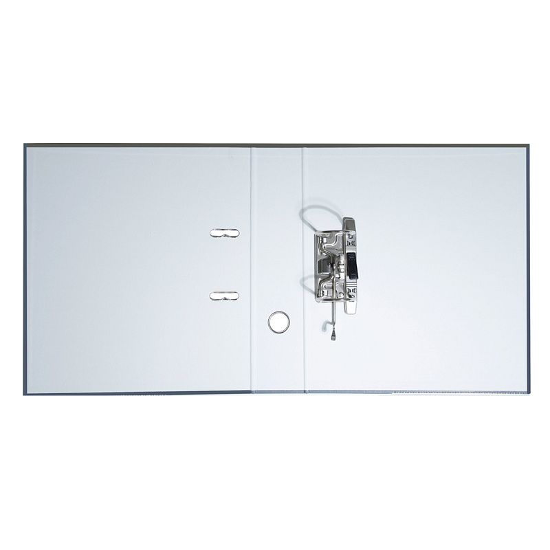 Папка-регистратор "OfficeStyle", А4, 50 мм, ПВХ Эко, серый