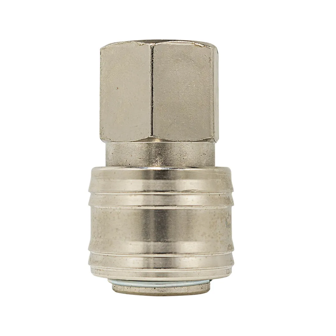 Быстроразъем пневматический с клапаном, "мама"-внутр. резьба 1/4" ForceKraft FK-SE1-2SF