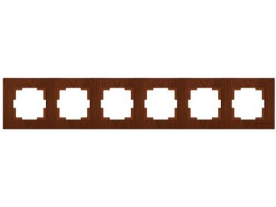Рамка 6-ая горизонтальная орех, RITA, Mutlusan 22208001657