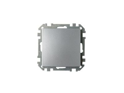 Выключатель 1 клав. (cкрытый, 10А) серебро, Стиль, Bylectrica С110-525сер