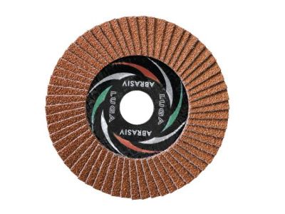 Круг лепестковый 125х22 мм А60 плоск. КЛТ1 PROM CERAMIC LUGAABRASIV 4603347514245