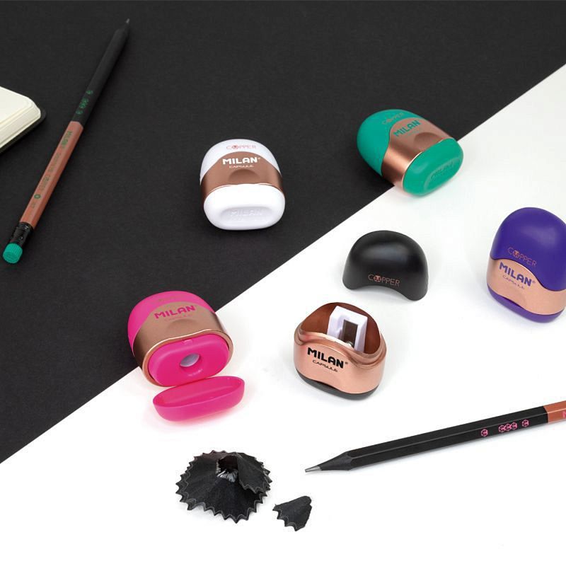 Точилка "Capsule Milan", 1 отверстие, с контейнером