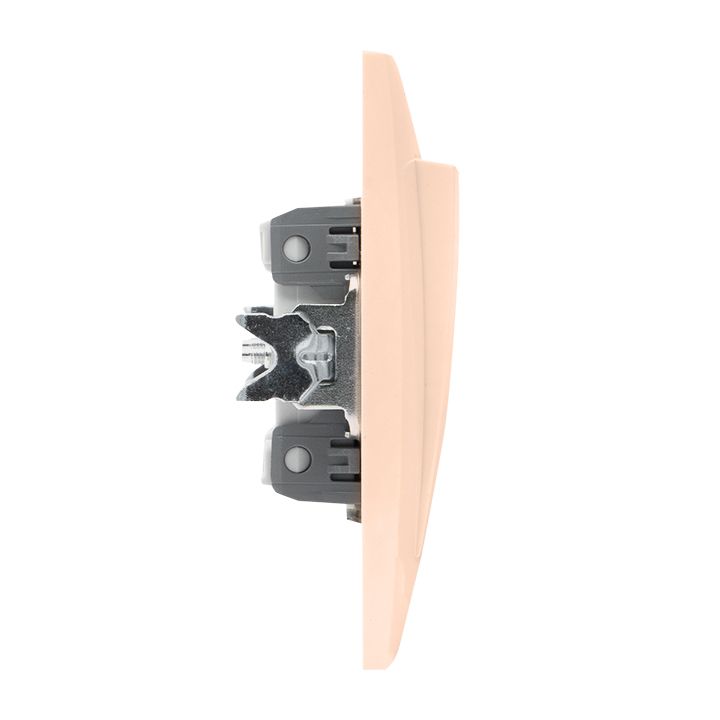 Валенсия выключатель 2-кл, 10А кремовый проходной EKF PROxima EWV10-027-20