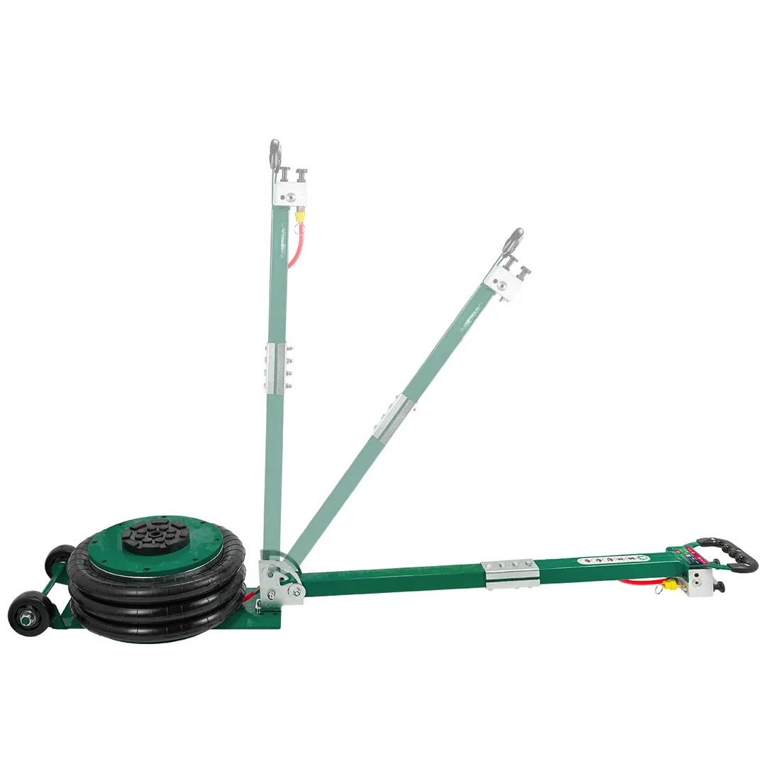 Домкрат подкатной пневматический 6 т, 150-400 мм, Ø-300 мм RockForce RF-TRA1823