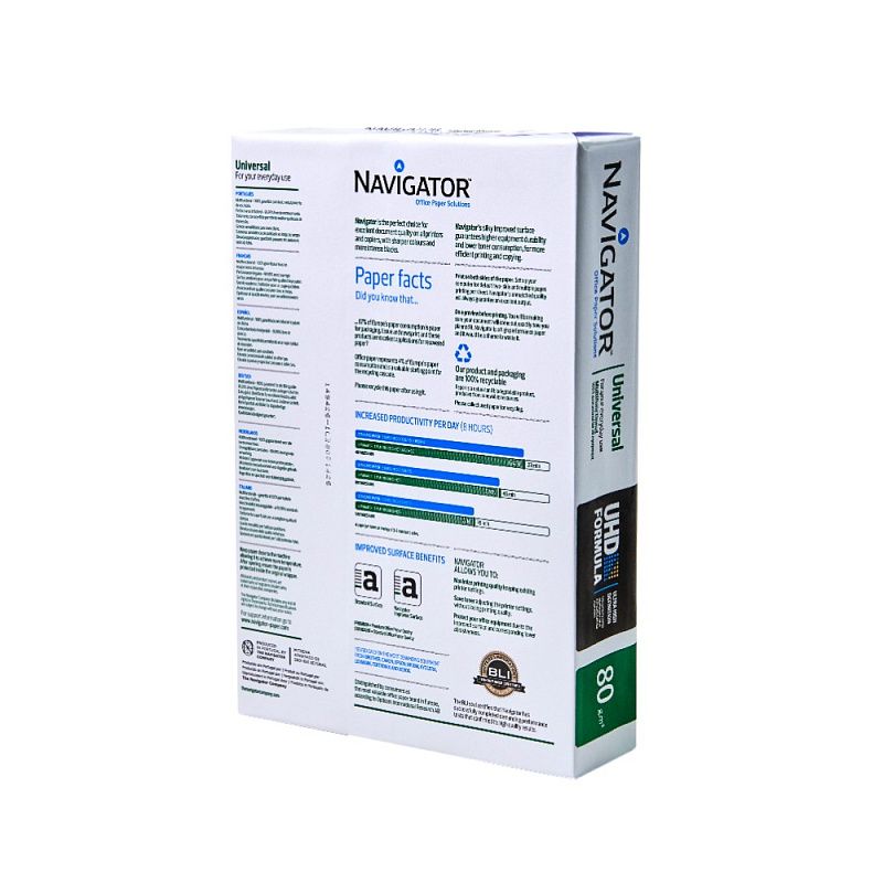 Бумага "Navigator Universal", А4, 500 листов, 80 г/м2