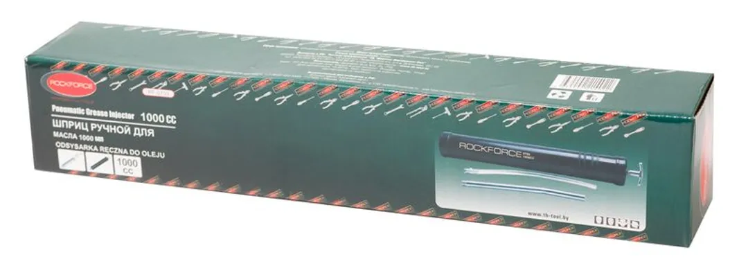 Шприц для масла и других технических жидкостей с гибким шлангом 1000 мл RockForce RF-0709