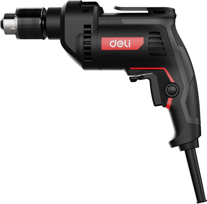 Дрель Deli RS EDE-CZ13-1E Ударная 680 Вт, 3000 об/мин, 1 скорость