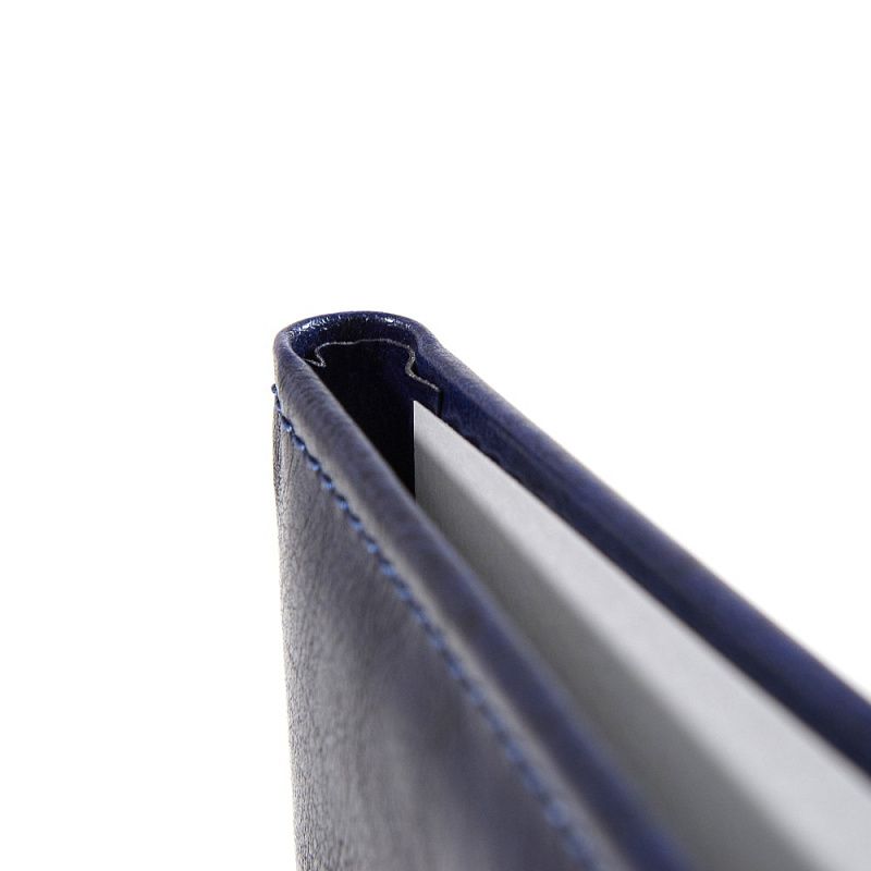 Папка на подпись, с карманом, синий