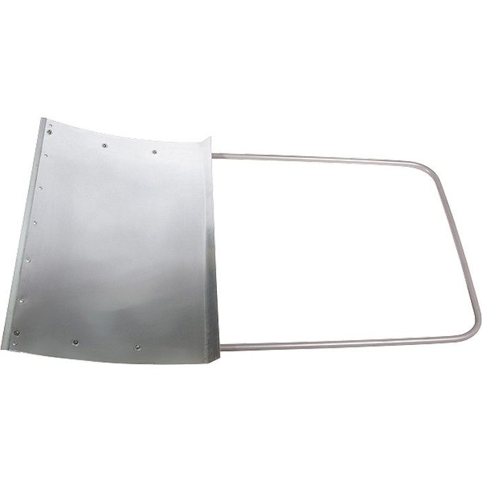 Движок для уборки снега алюминиевый, 755 х 505 х 1240 мм, стальная рукоятка, Сибртех 61526