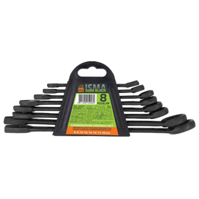 Набор ключей комбинированных 6-19 мм 8 пр ISMA ISMA-5086 BLACK