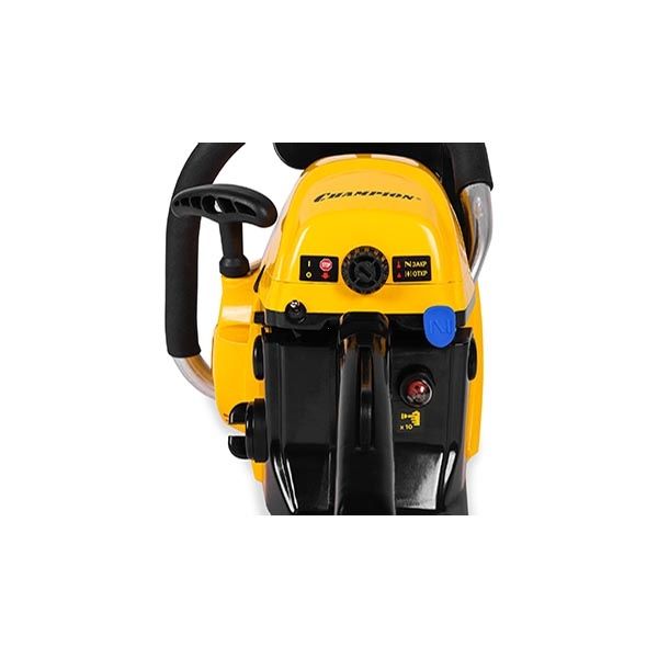 Бензиновая цепная пила, 2,5 кВт, 18"/400 мм, 12500 об/мин.+ подарок: масло для цепи 1л; свеча; цепь; масло для 2-тактных двигателей 1л.