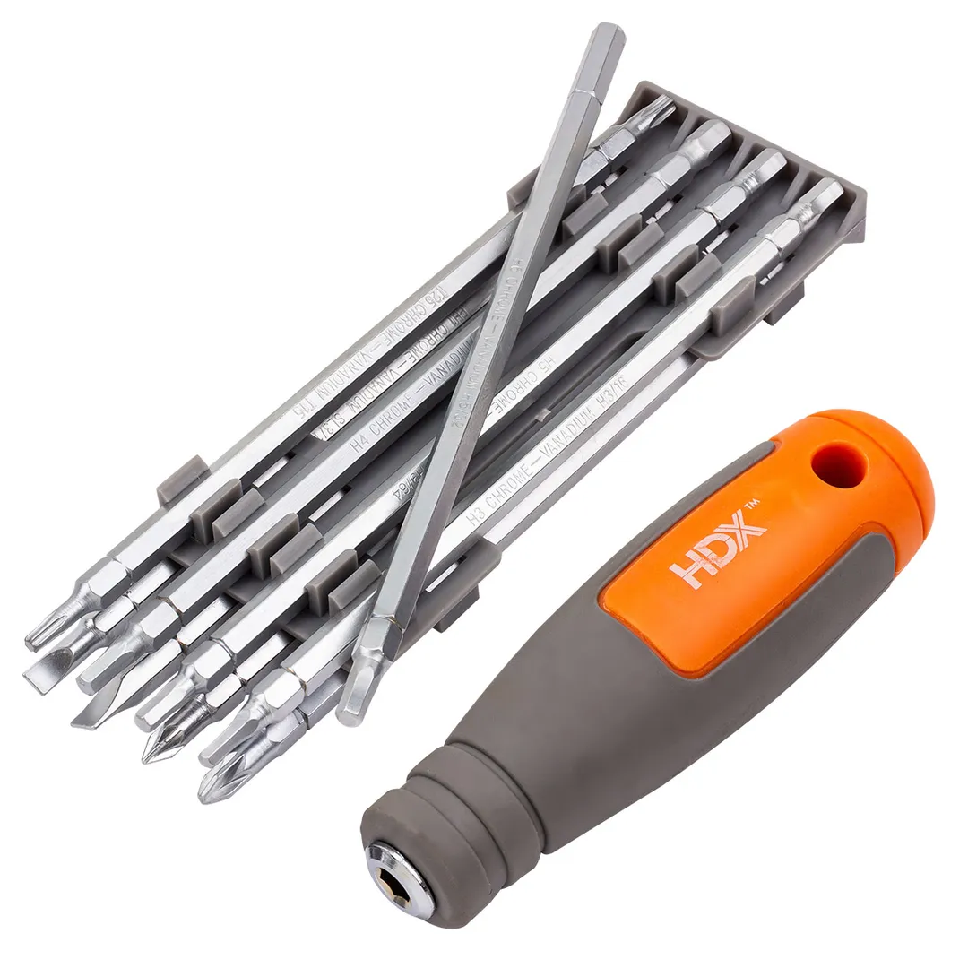 Отвертка переставная с набором бит 10 пр. Partner PA-392-308