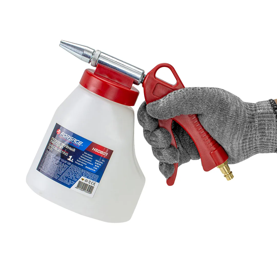 Пистолет пескоструйный с емкостью 1 л