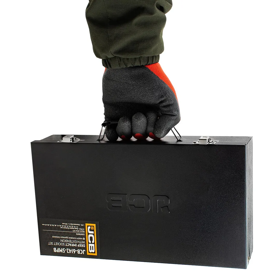 Набор ударных глубоких головок 17-65 мм 3/4'' 14 пр 6-гр JCB JCB-6142-5MPB