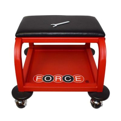 Табурет для сервиса на 4-х роликах, с инструментальным поддоном FORCE 9U0313