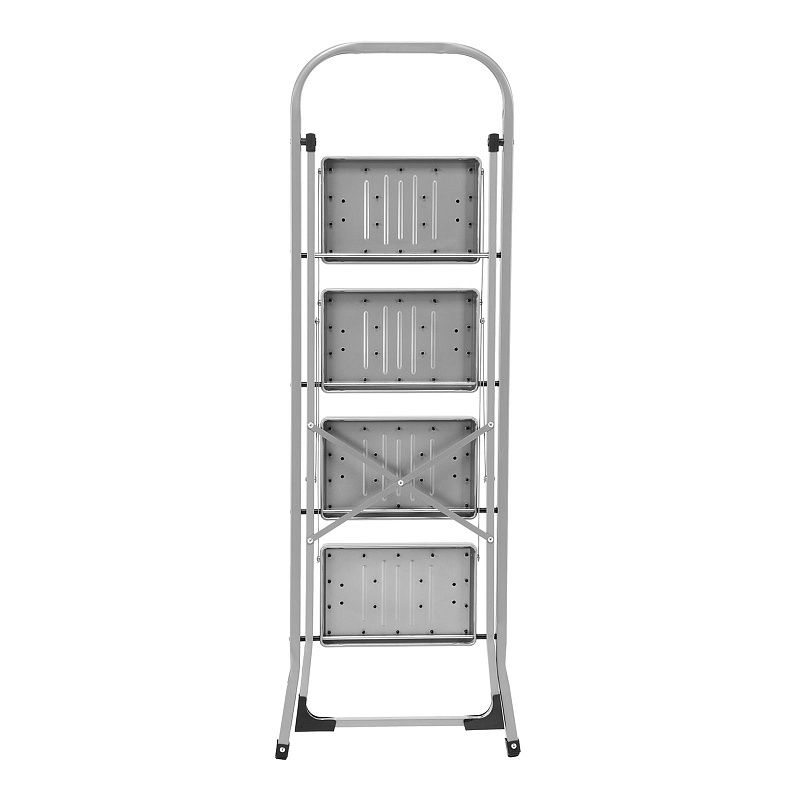 Стремянка стальная, 4 широкие ступени 20х30 см с полимерным покрытием Сибртех 97728