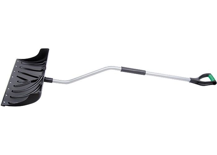 Лопата - движок для уборки снега пластиковая, 615 х 290 х 1520 мм, стальной черенок, Palisad 61569