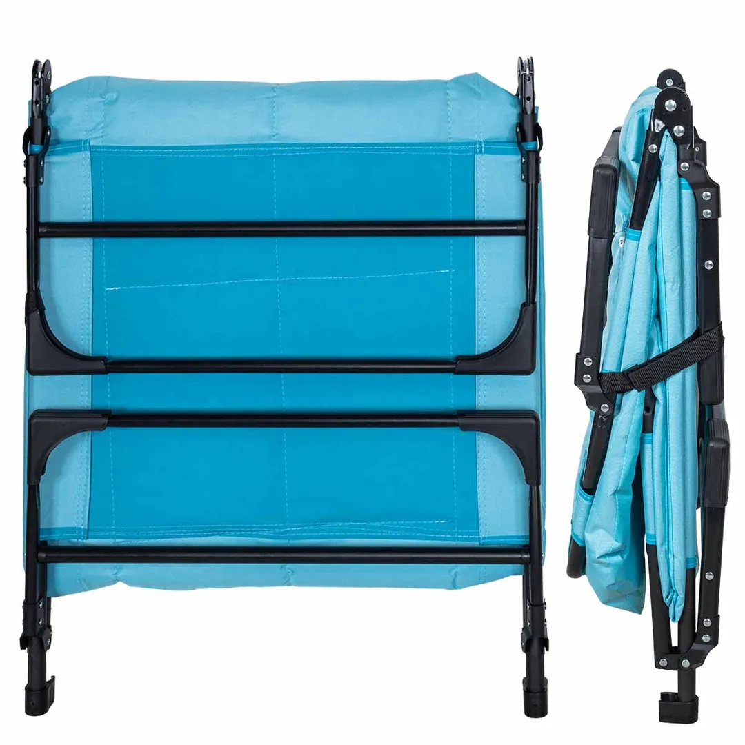 Шезлонг складной, голубой WMC TOOLS WMC-FG-HY-8008LB