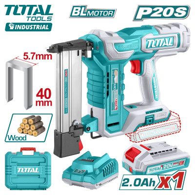 Пистолет гвоздезабивной аккумуляторный TOTAL TCSNLI6008