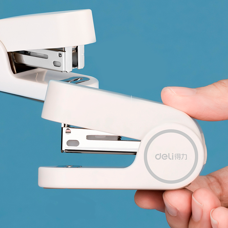 Скобосшиватель Deli "TA201",12 листов, ассорти