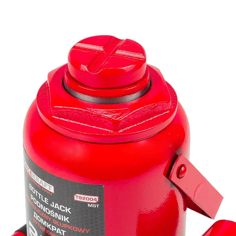 Домкрат бутылочный 20 т, 225-425 мм, с клапаном ForceKraft FK-T92004 MST