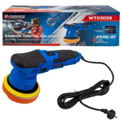 Машина полировальная орбитальная 650Вт Forsage F-WT03059