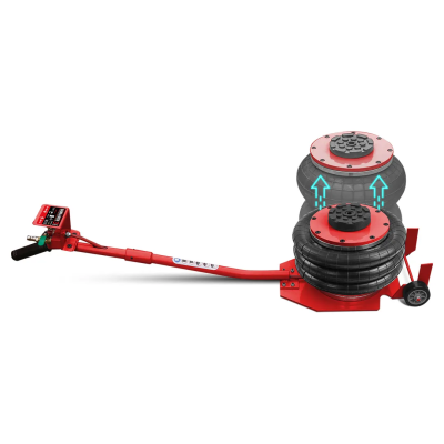 Домкрат подкатной пневматический 3 т, 145-400 мм, Ø255 мм BaumAuto BM-TRA1723