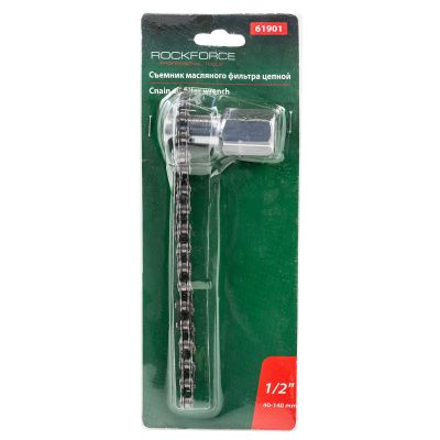 Съемник масляного фильтра цепной 1/2", 40-140 мм RockForce RF-61901