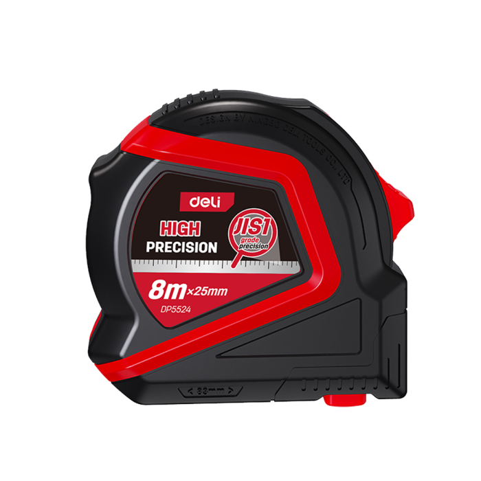 Рулетка Deli RS EDP5524, 8 м х 25 мм, нейлоновое покрытие