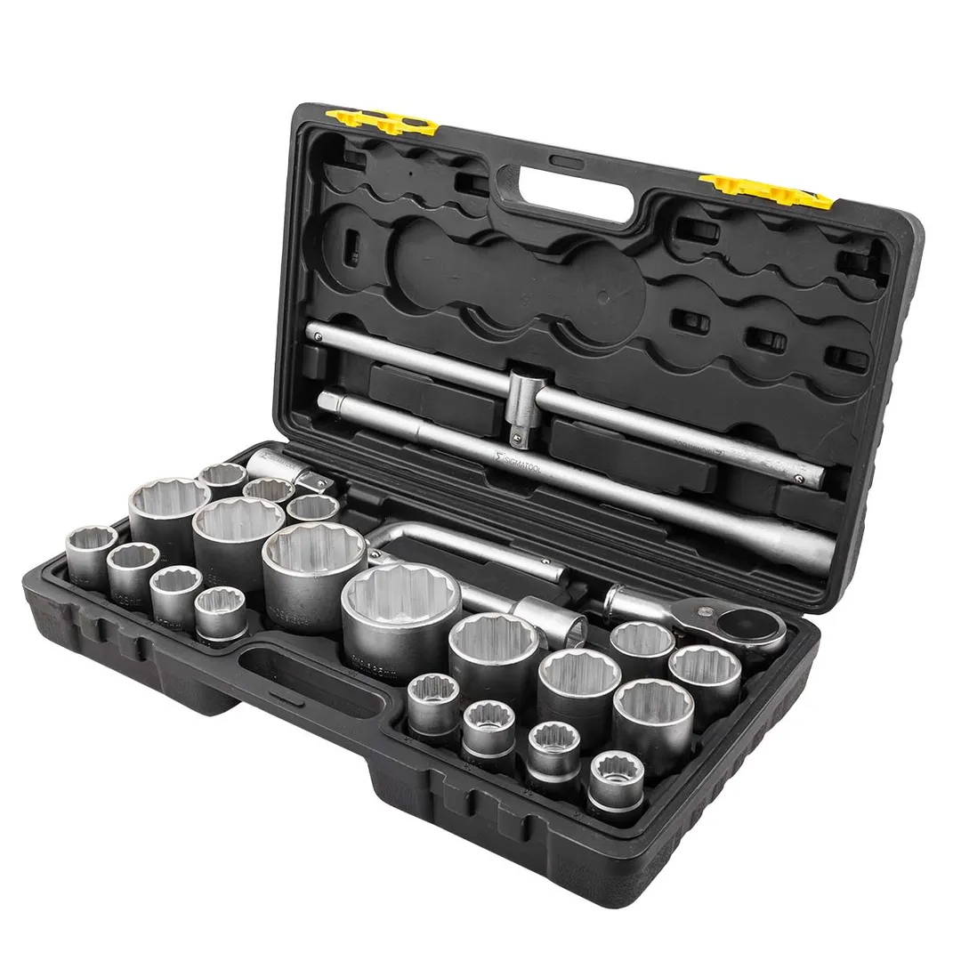 Набор головок 26 пр. 12-гр 3/4'' 21-50 мм, 1'' 55-65 мм SIGMATOOL Sigmatool-68262-9