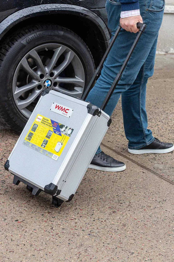 Набор инструментов 287 пр. 1/4''&1/2'' 6-гр. ''Дорожный кейс'' WMC TOOLS WMC-40287