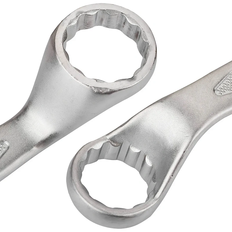 Набор ключей накидных, отогнутых на 75 град 12 пр 6х7-30х32 мм RockForce RF-5118P