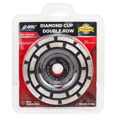 Алмазная зачистная чашка 125х22,2 мм JBC JBC-CW6030