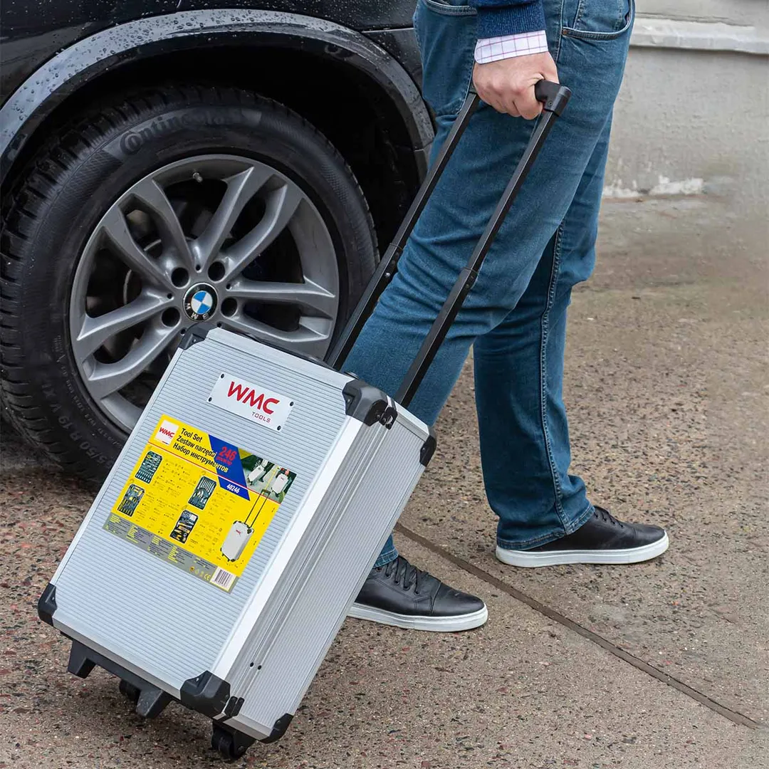 Набор инструментов в алюминиевом кейсе 246 пр. WMC TOOLS WMC-40246