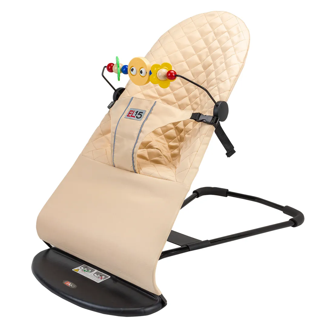 Шезлонг детский складной EL15 BSC-DR