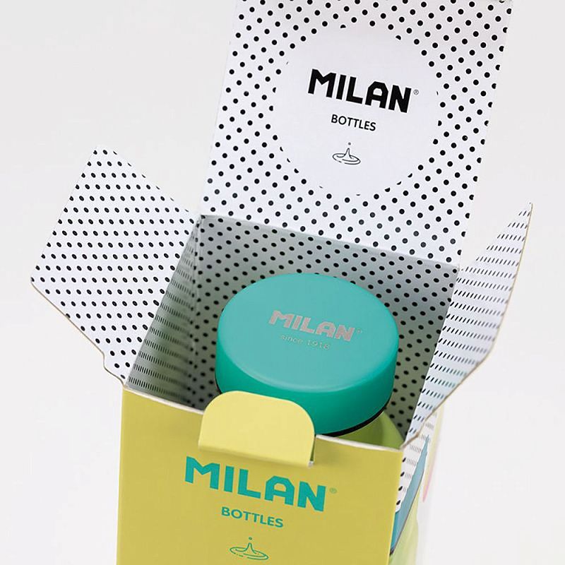 Бутылка термическая "Sunset series" Milan, металл, 591 мл, желто-розовый