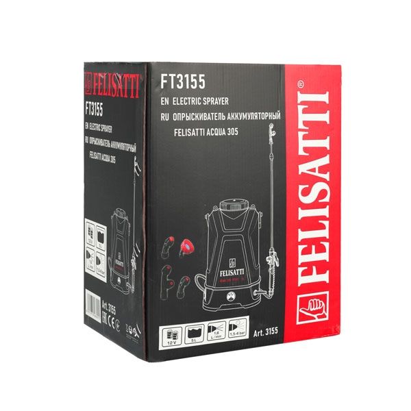 Опрыскиватель аккумуляторный Acqua 305 Felisatti FT3155 Felisatti