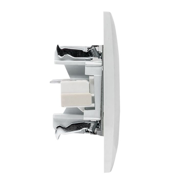 Валенсия розетка компьютерная RJ-45 2-местная белая EKF PROxima EWK02-035-10