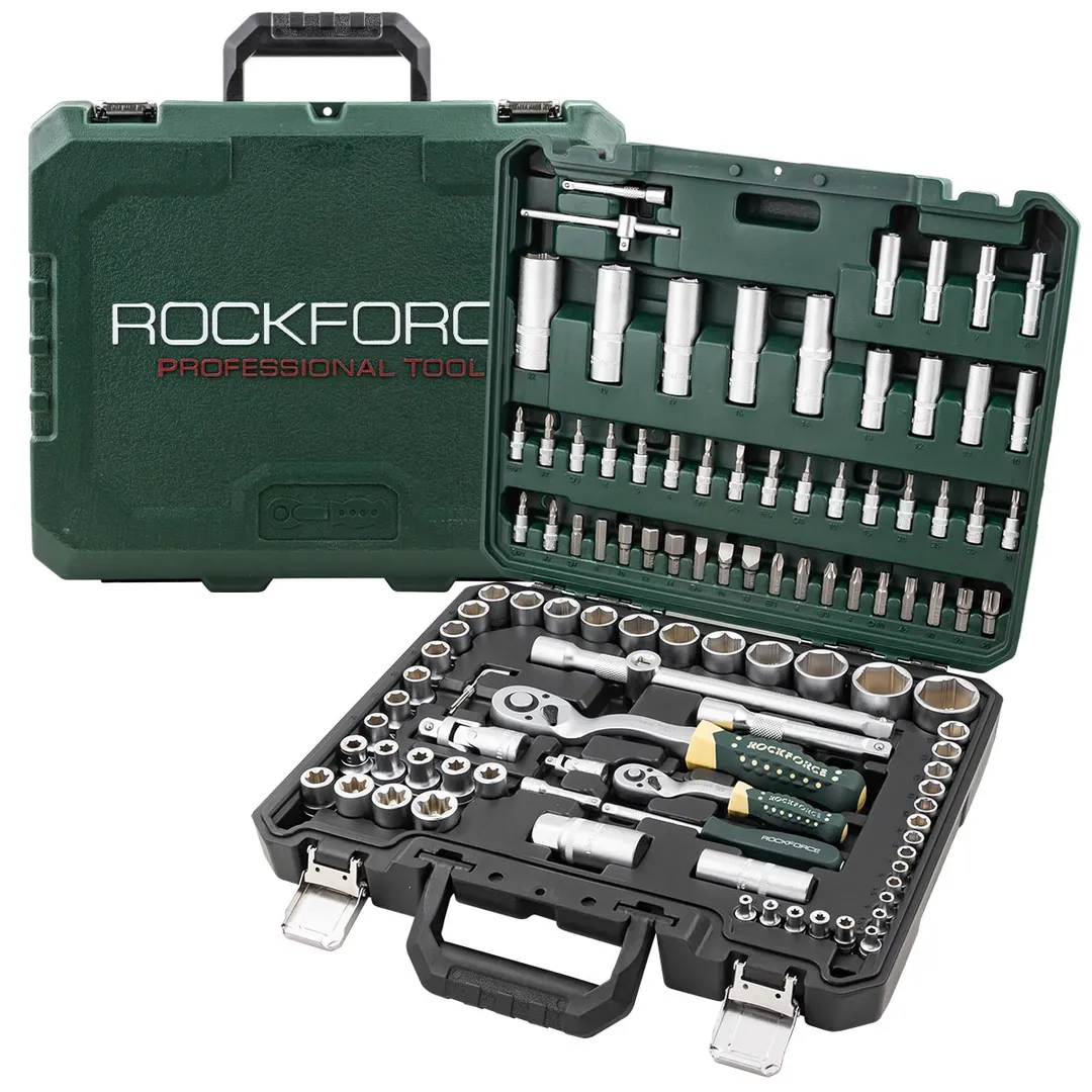 Набор инструментов 108 пр 1/4''&1/2'' 6-гр RockForce RF-41082-5W