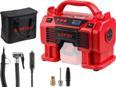 Аккум. компрессор CTI 1810 в кор. ALL1 XLT SOLO 18 В, 11 бар, 9/360 л/мин, 160 PSI / 1100 кПа WORTEX 1325766
