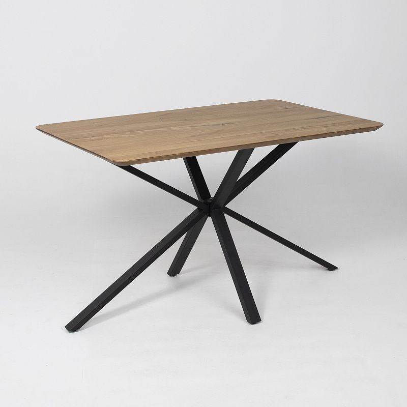 Подстолье VECTOR h714 под прямоугольную столешницу, черный муар AKS 123199