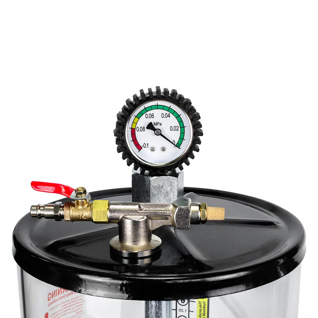 Установка пневматическая 70 л, для удаления отработанного масла, перекатная с индикатором заполнения RockForce RF-TRG2090 MST (из 2-х частей)