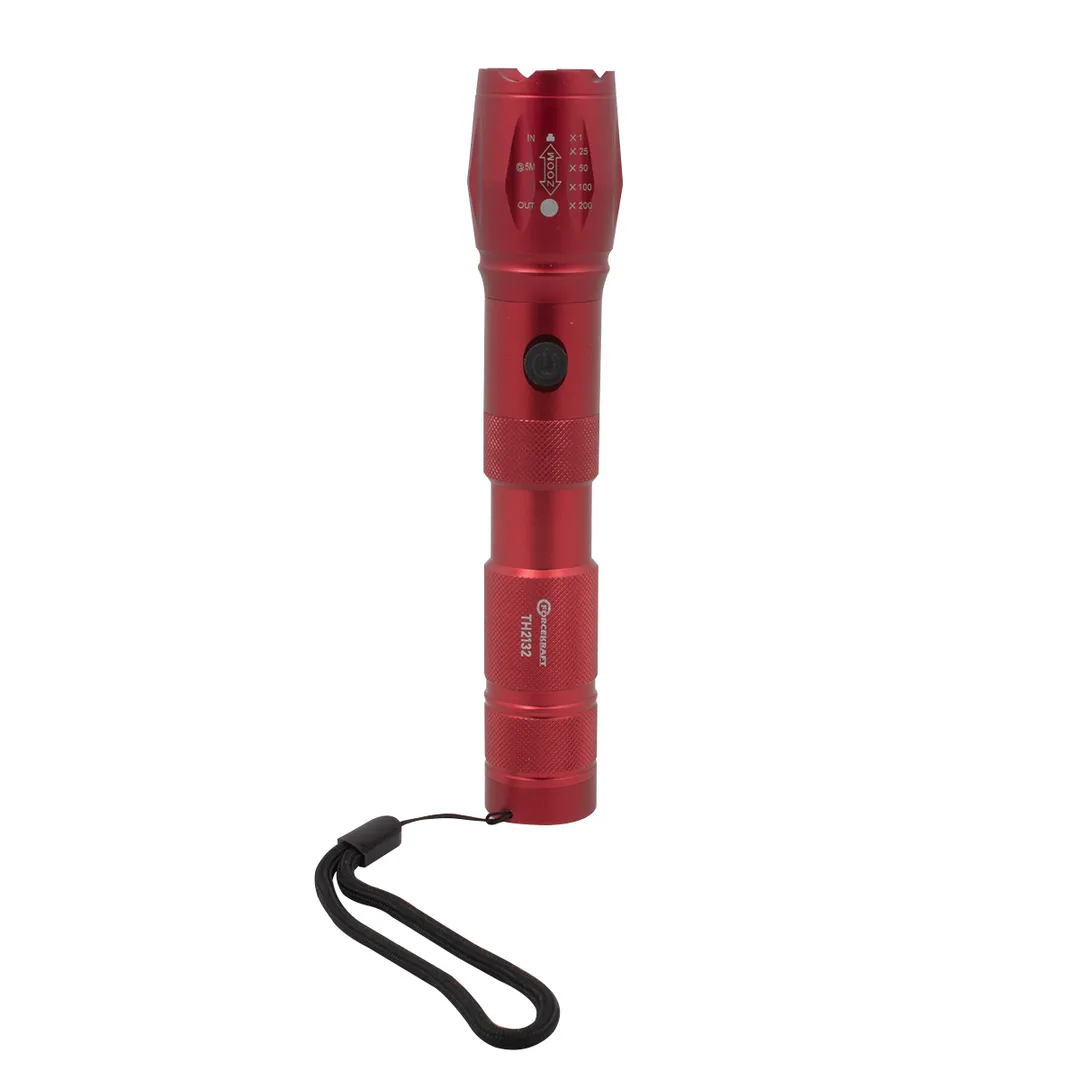 Фонарь светодиодный аккумуляторный, 250Лм, 6000-7000К, XPG, 3 уровня яркости ForceKraft FK-TH2132